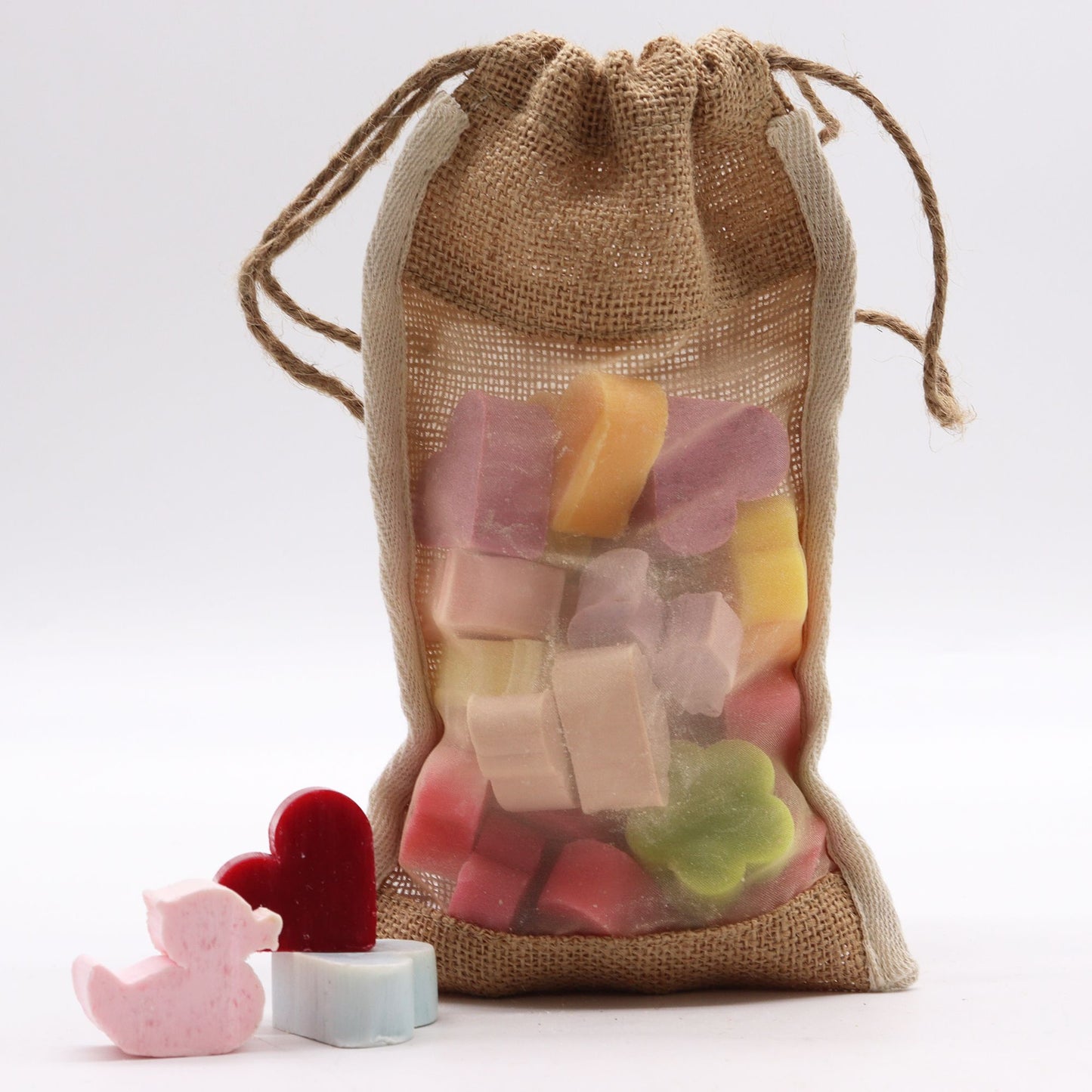 Bolsa Grande Yute Lavada 26x15cm