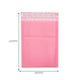 Sobre de burbuja de polietileno rosa (180x230+40mm)