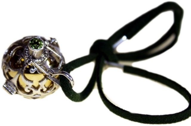 Silberne Engelsglocke - Heilung - 23mm