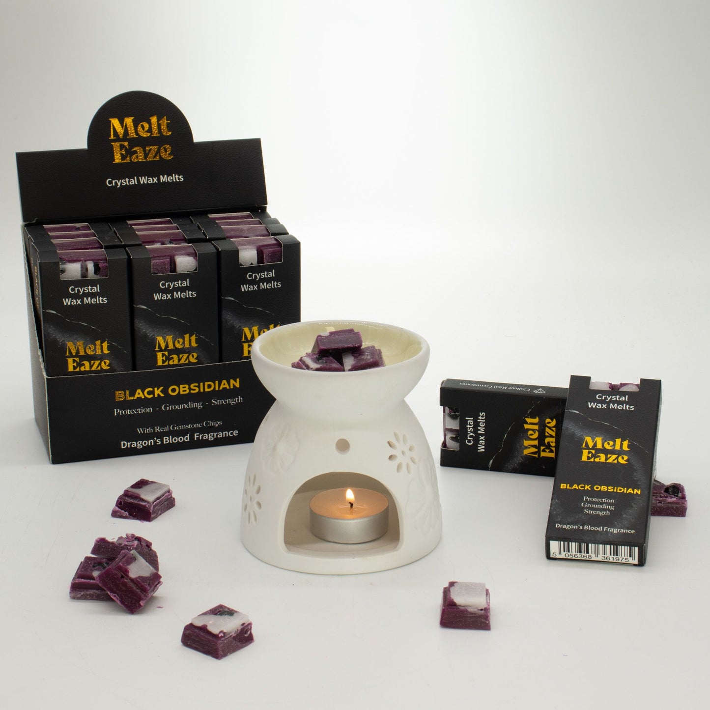 MeltEaze Wax Melts 50g - Escudo de Obsidiana - Sangre de Dragón