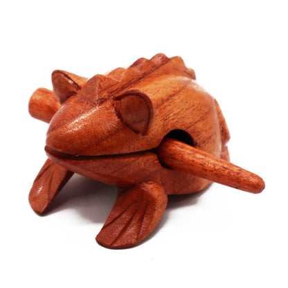 Rana de madera para cocinar pequeña