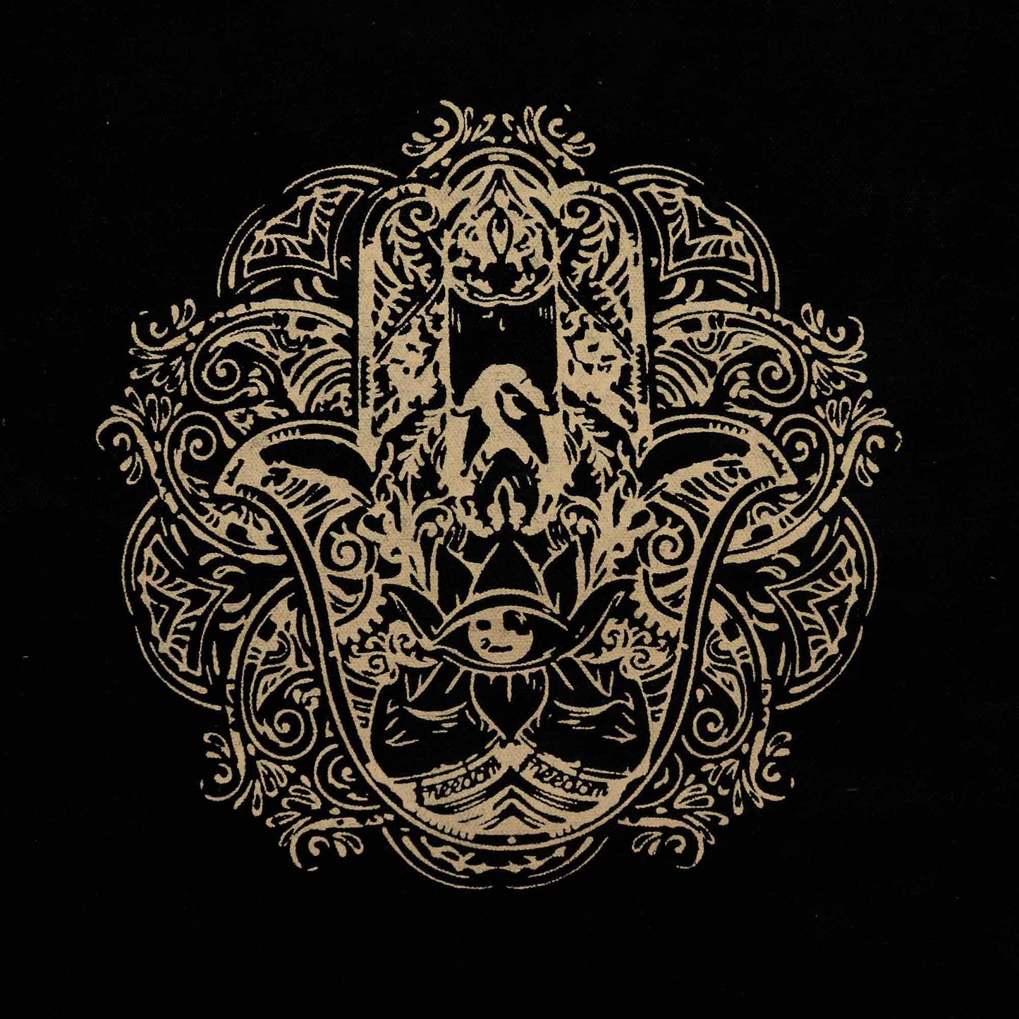 Bolsa de mano extragrande (38 x 15 x 43 cm), color chocolate 14 oz - Freedom Hamsa