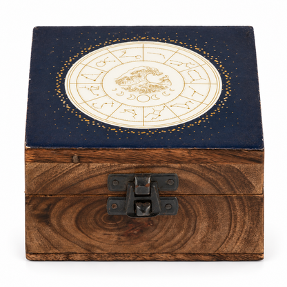 Pequeña caja esmaltada - Acuario