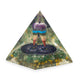 Pyramides d'orgonite Med 7x6 cm - Pendule - Copeaux d'aventurine verte