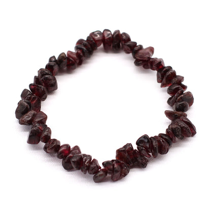 Edelsteinfragmentarmband - Blutgranat