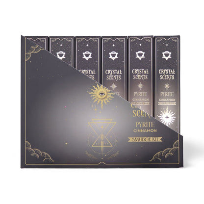 Encens purificateur au parfum de cristaux de pyrite - Cannelle