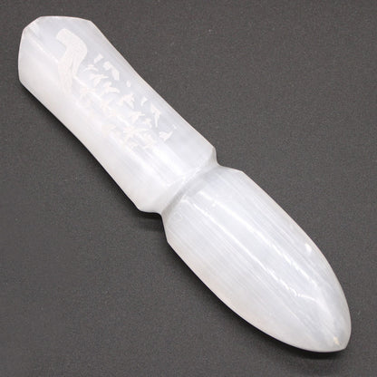 Selenite Ritual Knife: Cord Release Edition