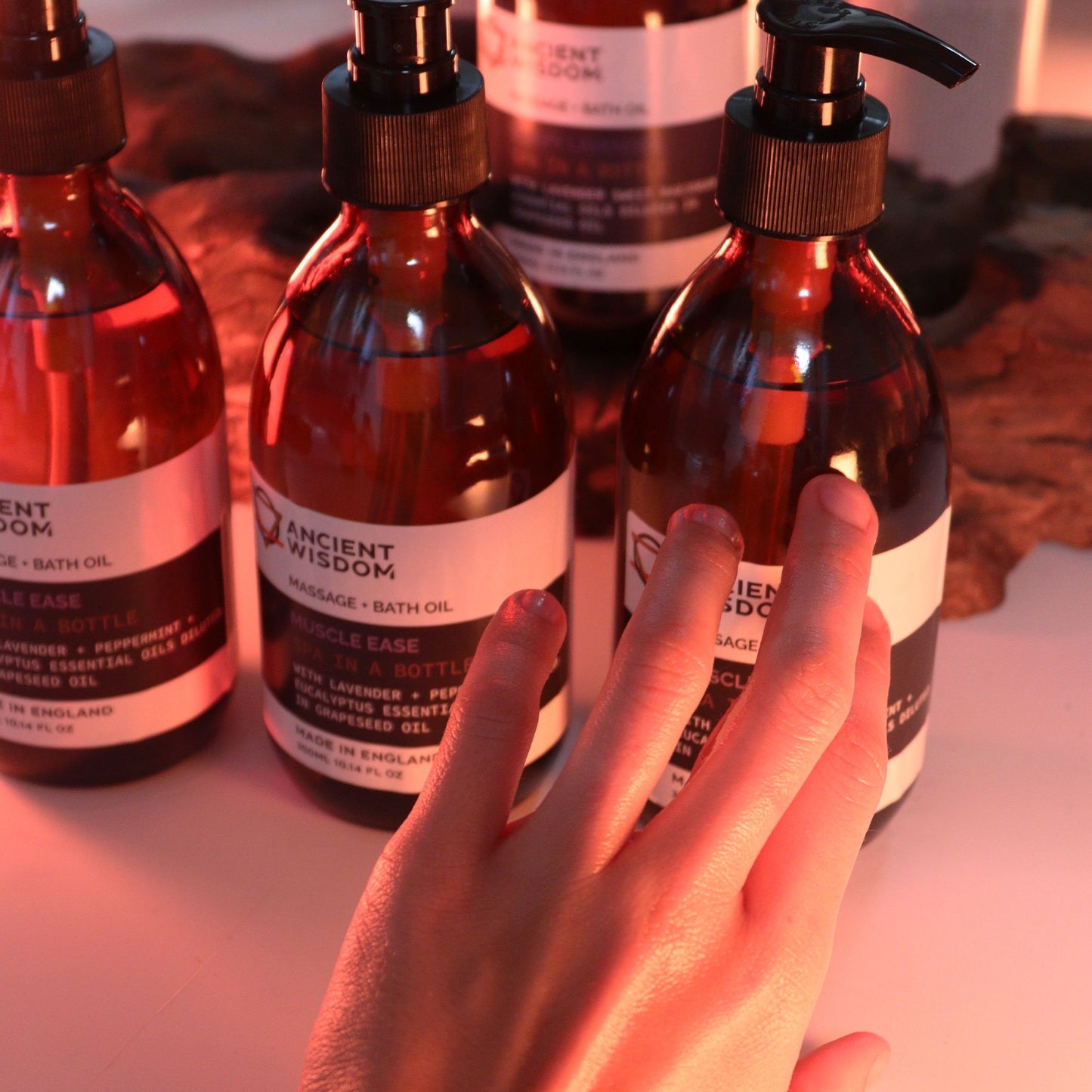 Aromatherapie-Massage- und Badeöl - Tonisierend und festigend 300 ml