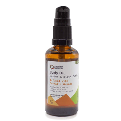 Organic Body Oil 50ml - Carrot and Orange