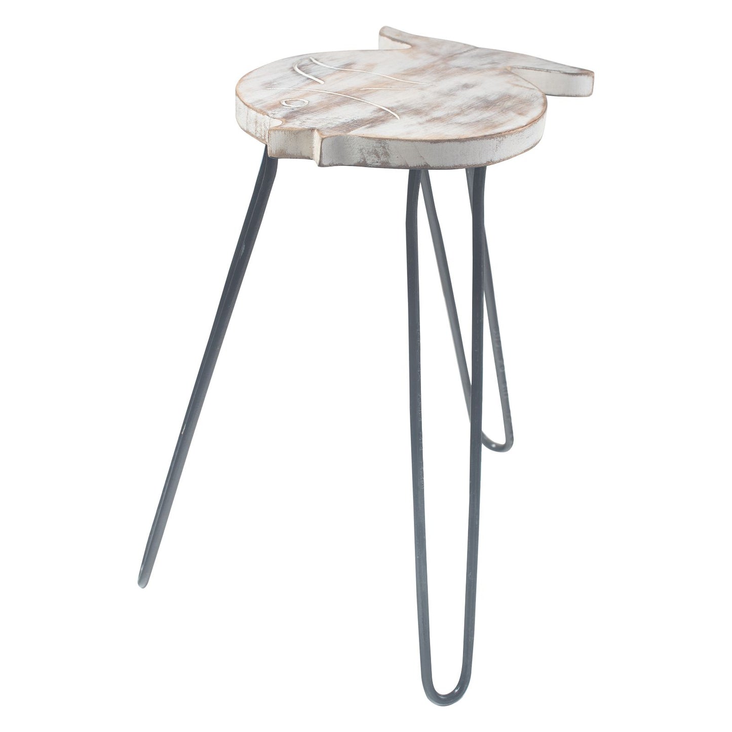 Albasia Holztisch - Gebleicht