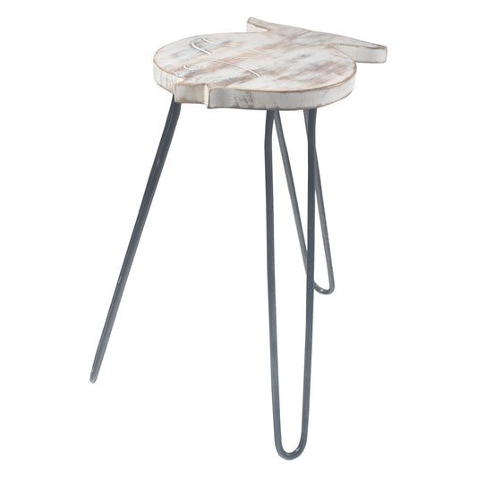 Albasia Holztisch - Gebleicht