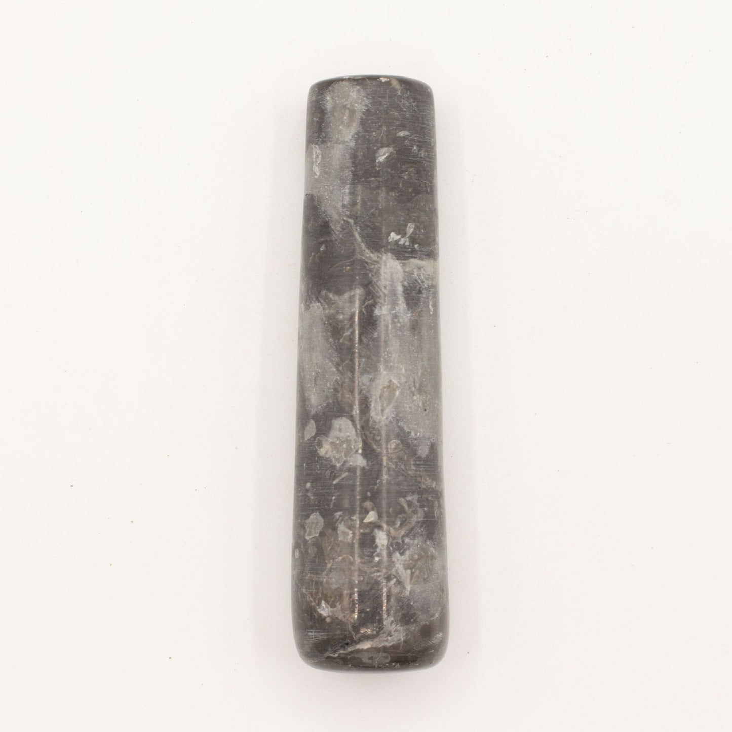 Dekorative Mörser und Stößel aus Naturflussstein – Klein (ca. 9x7 cm)