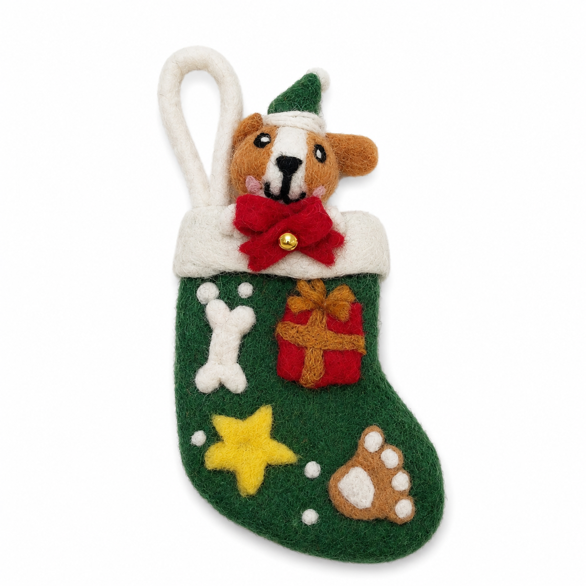 Calcetines navideños de fieltro para mascotas - Selección mixta