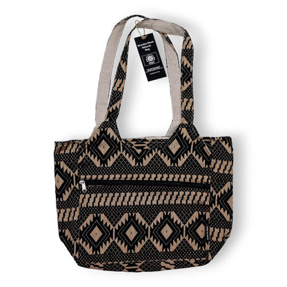 Taschen aus natürlichem Jacquard – Desert Loom – Wander Muse Tasche