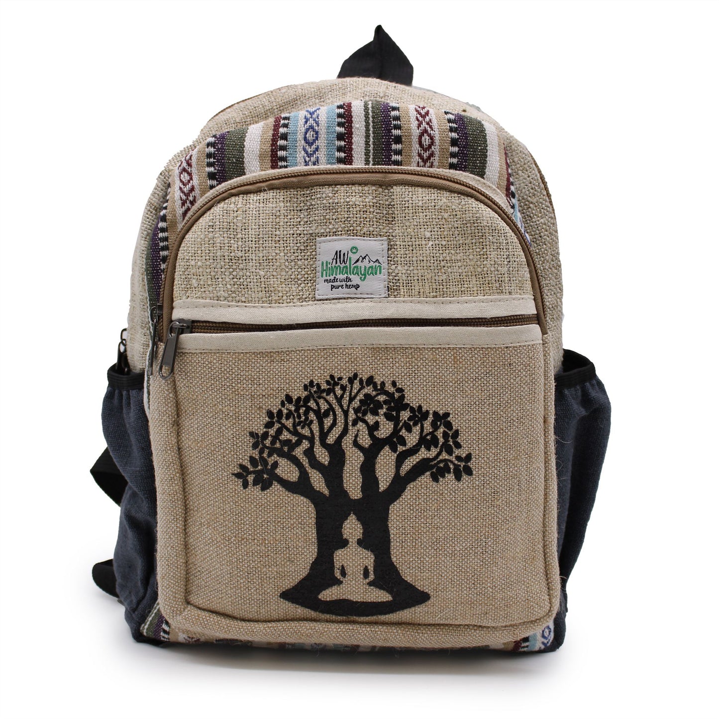 Kleiner Hanfrucksack - Bohdi Tree Design