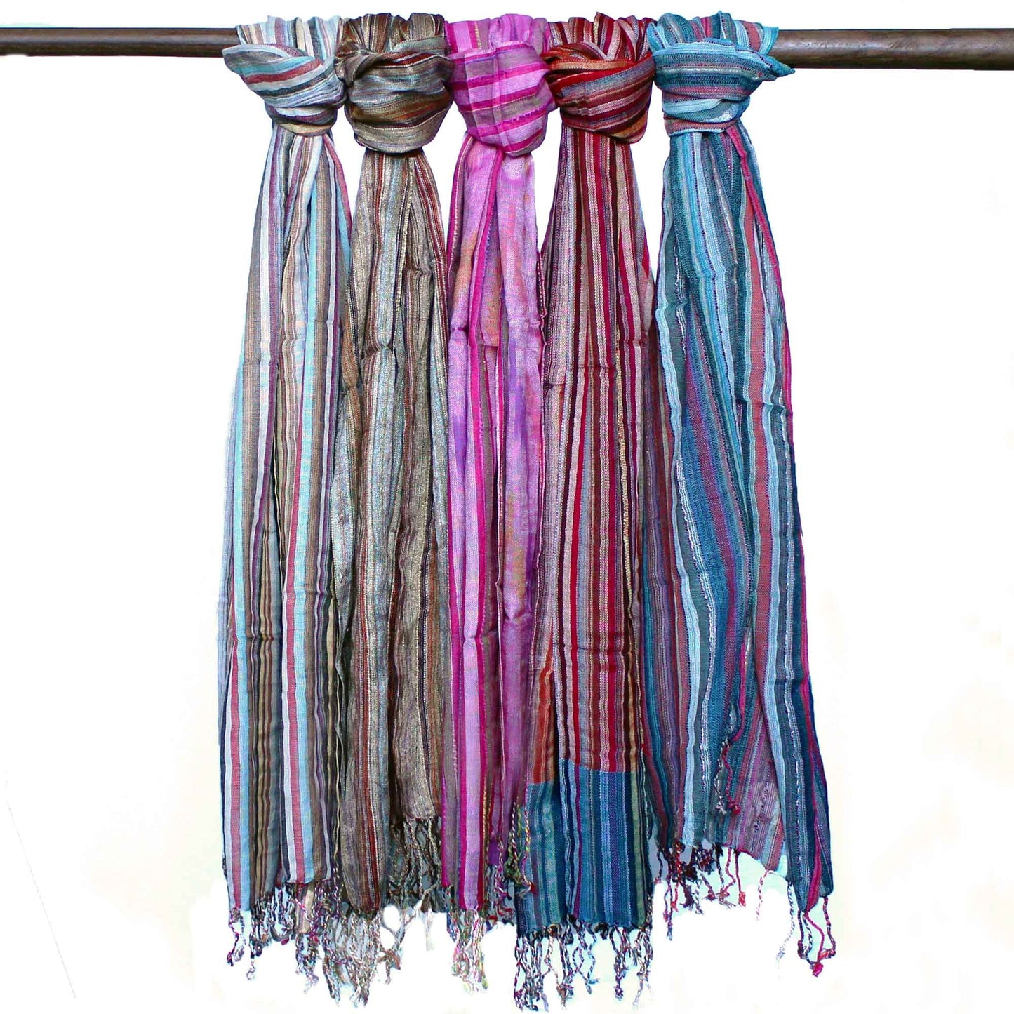 Indische böhmische Schals - 22x72cm - Random Blues