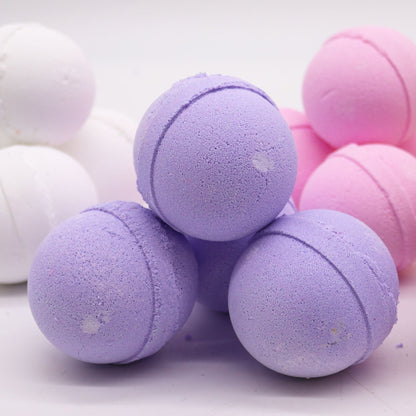 Bombe de bain à la sauge et au genévrier transparents