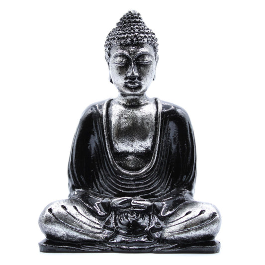 Buddha Grau und Schwarz - Mittel
