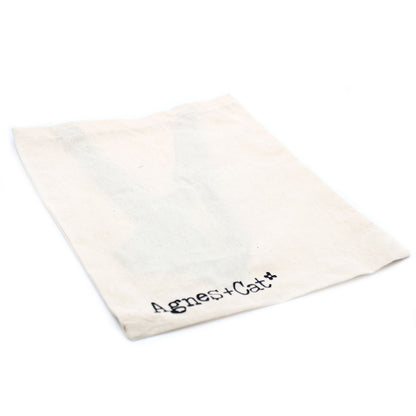 Agnes y Cat mochila de algodón 6oz - 35x30 cm - Agnes+Cat