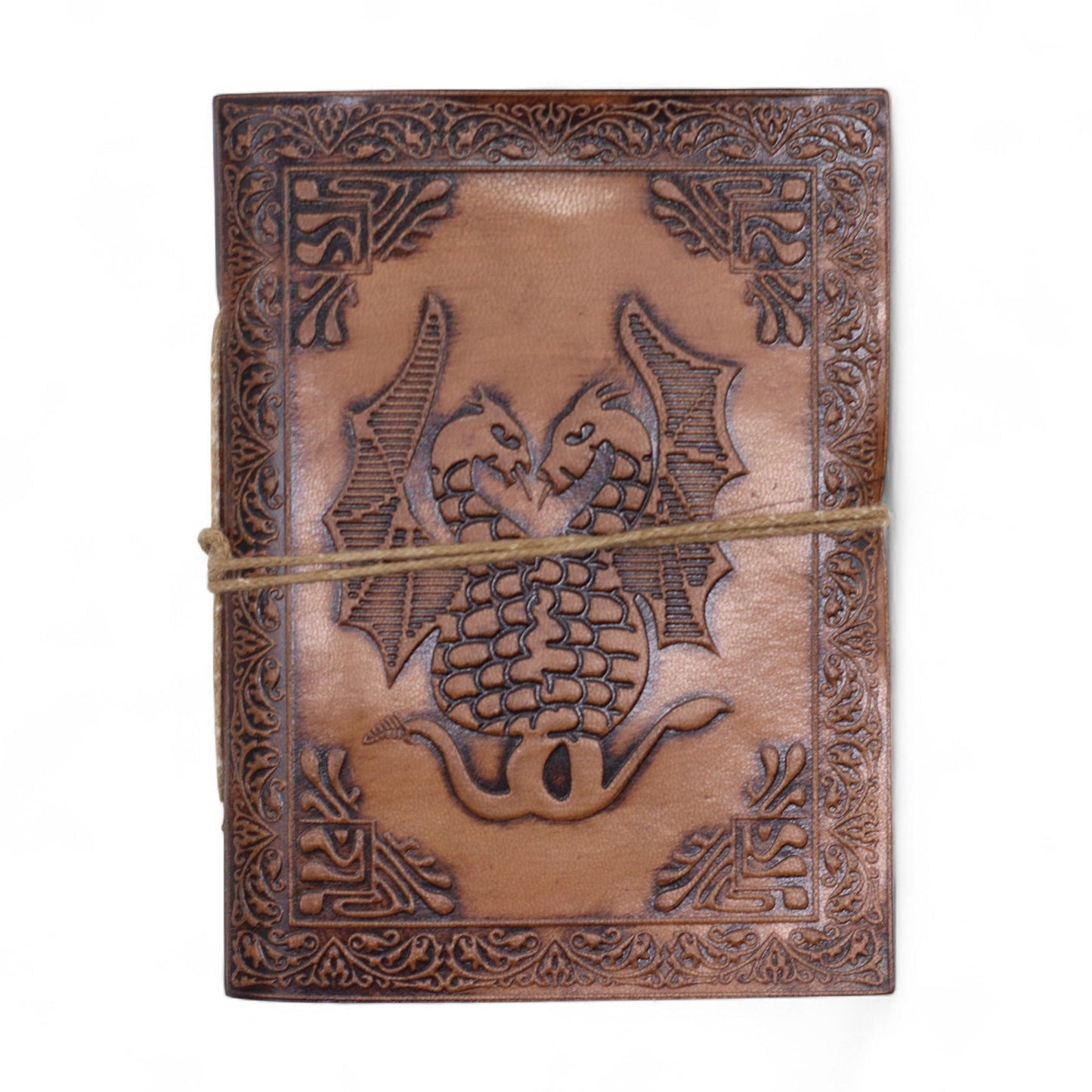 Carnets en cuir de style ésotérique assortis (6 x 4,5 pouces) - Vitrine