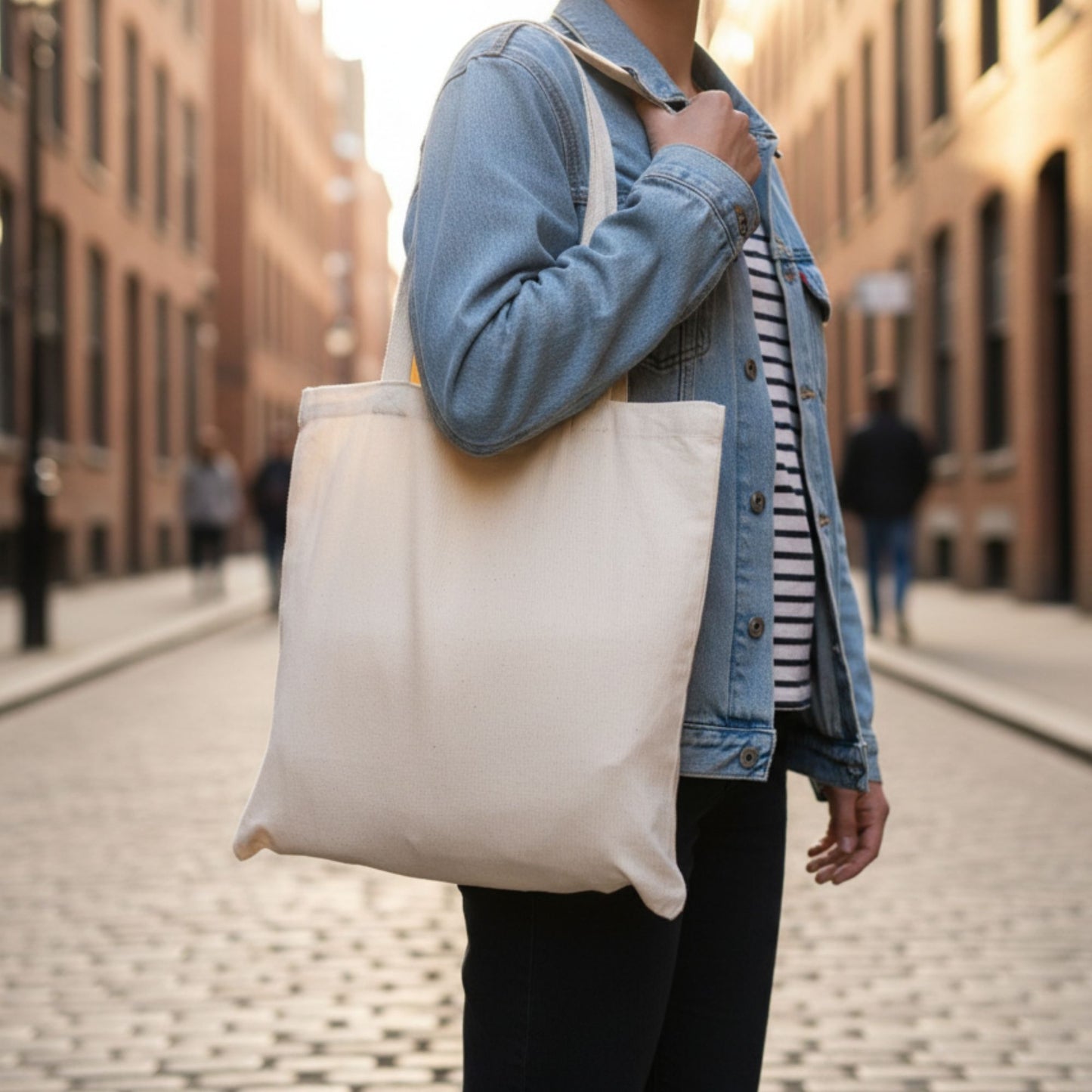 Nomad Sari Iconic Toni Tote Bag - Sin impresión - Natural 10oz