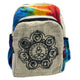 Sac à dos moyen en chanvre Tiedye - 7 Chakras