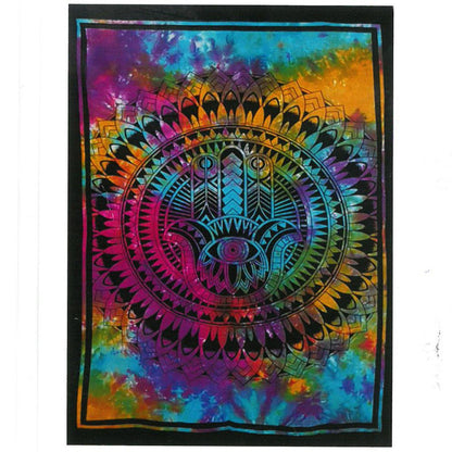 Arte Pared Algodón Mano de Hamsa