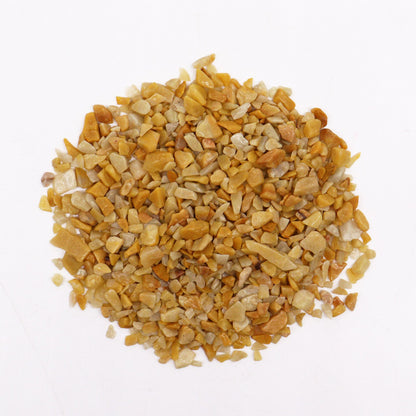 Éclats de quartz doré et éclats de pierres précieuses en vrac - 1 kg