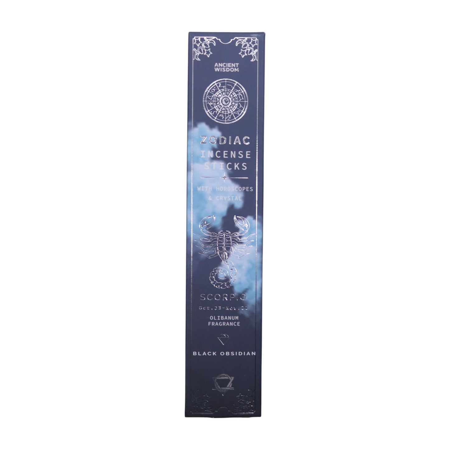 Encens avec cristal de pierre du zodiaque - Scorpion