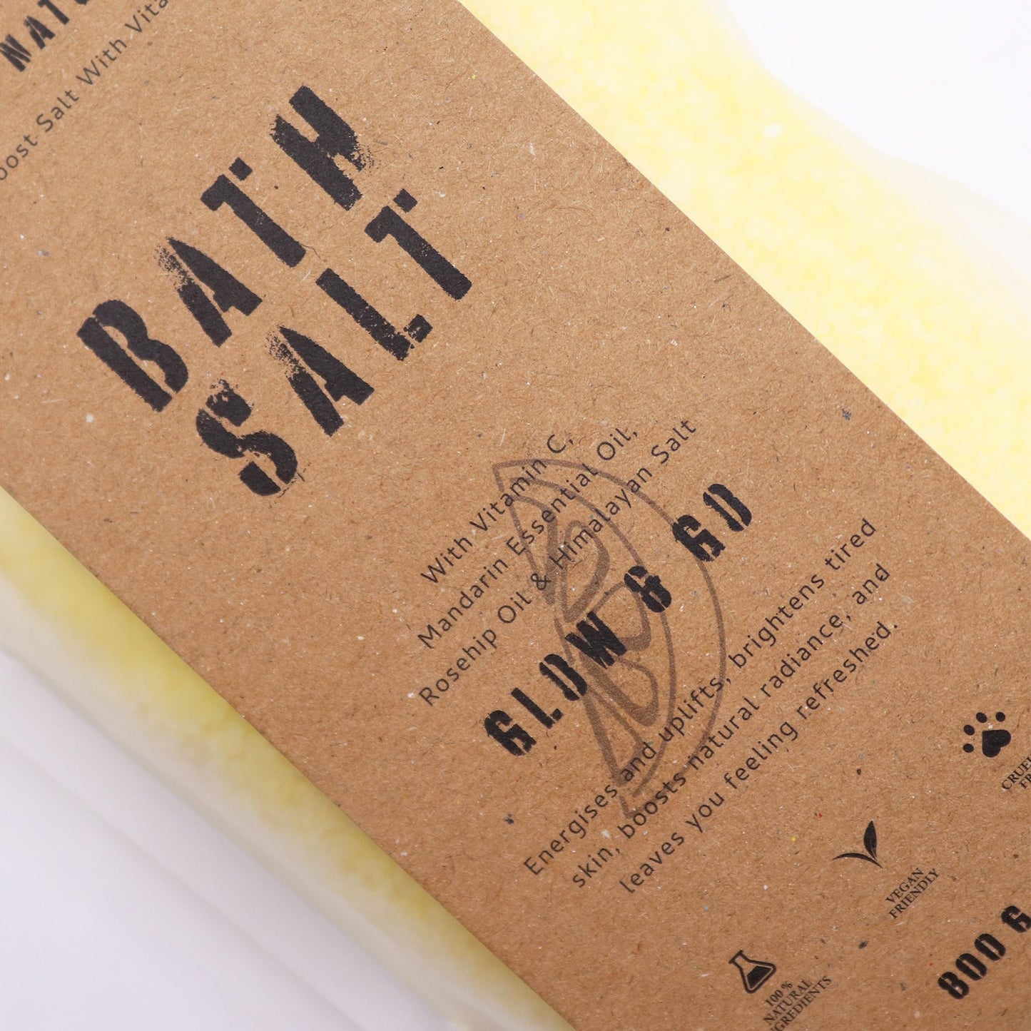 Greenman Rituals Vitamina C y Mandarina Sales de baño de Epsom – Glow & Go