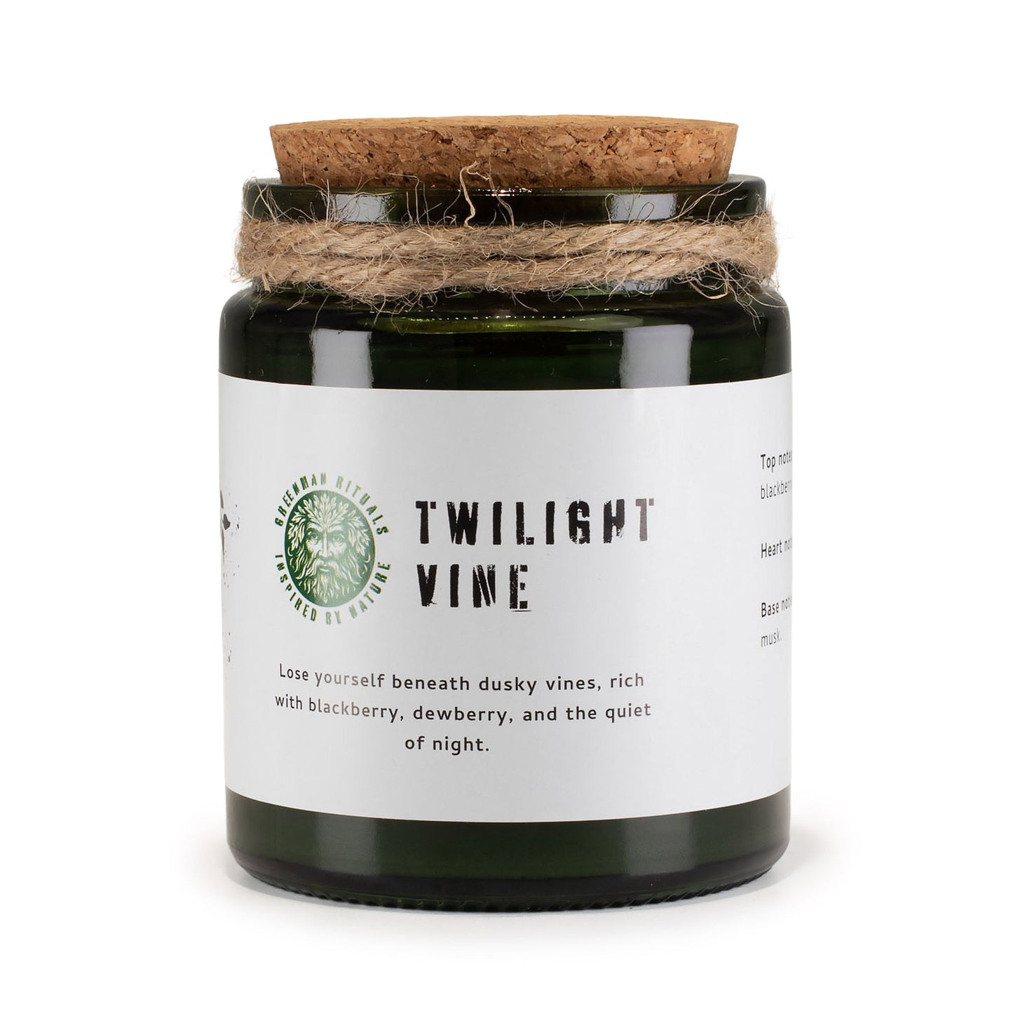Vela de soja Greenman Woodwick - Twilight Vine