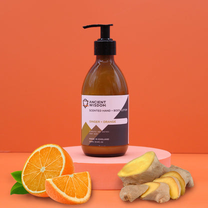 loción corporal -  jengibre y naranja 300ml