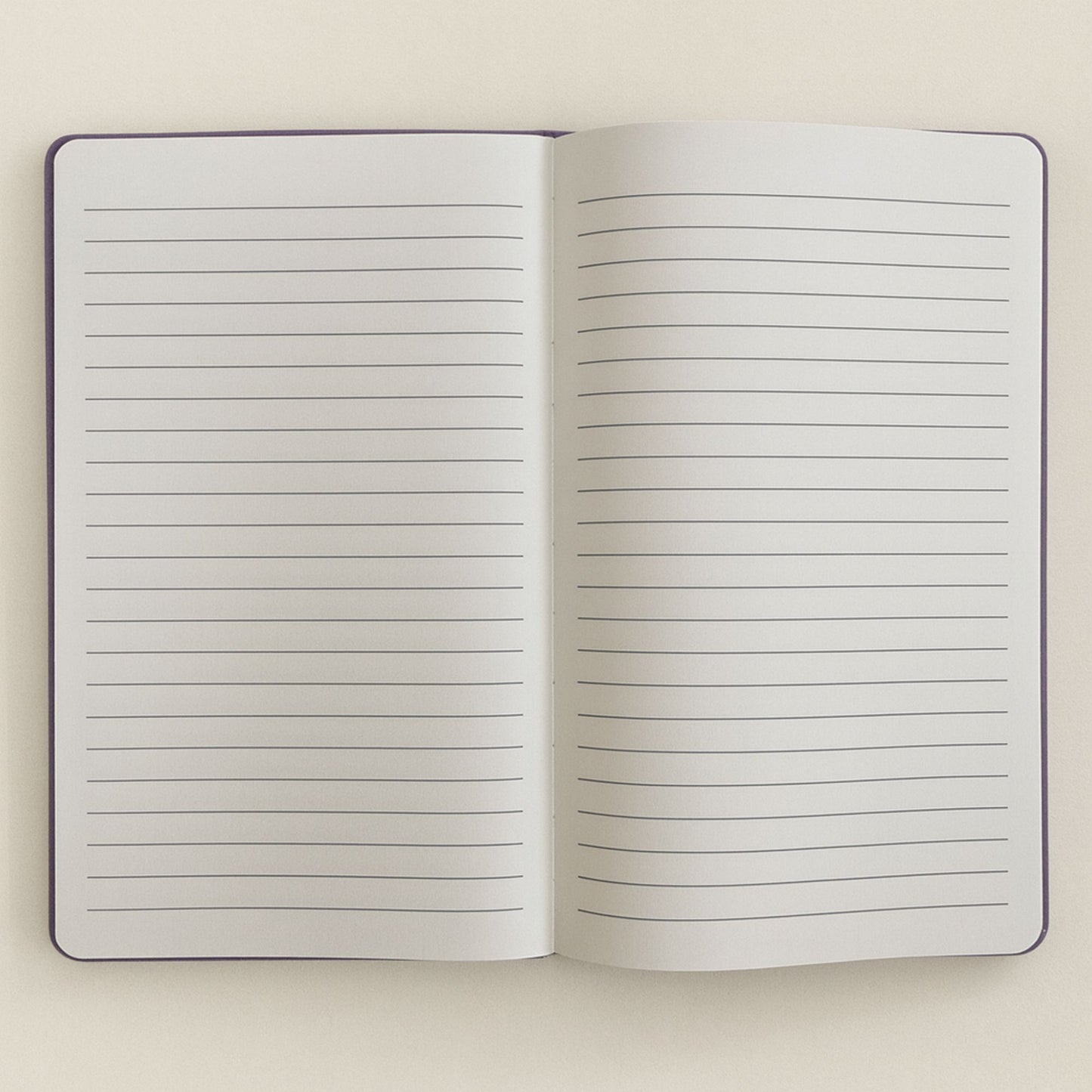 Notizbuch aus lavendelfarbenem Samt – 80 Seiten – Glaube an dich selbst