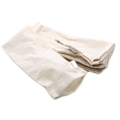 Natural 4 oz bolsa de algodón de trigo