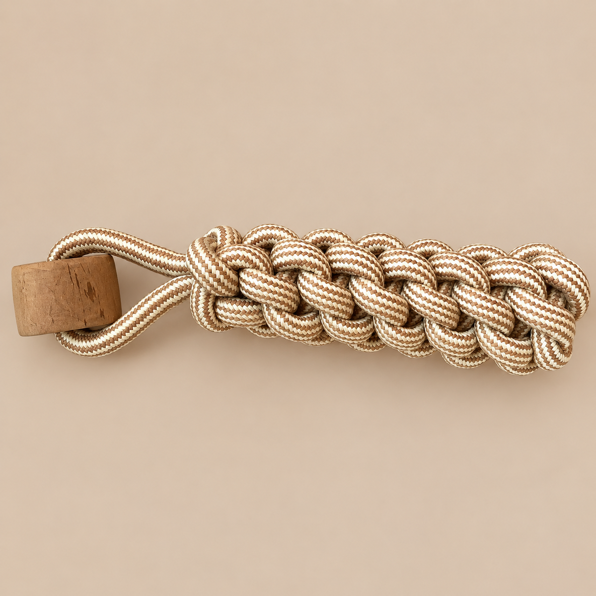 Juguetes PAW para mascotas – Mordedor de madera de café Lumberjack Pull