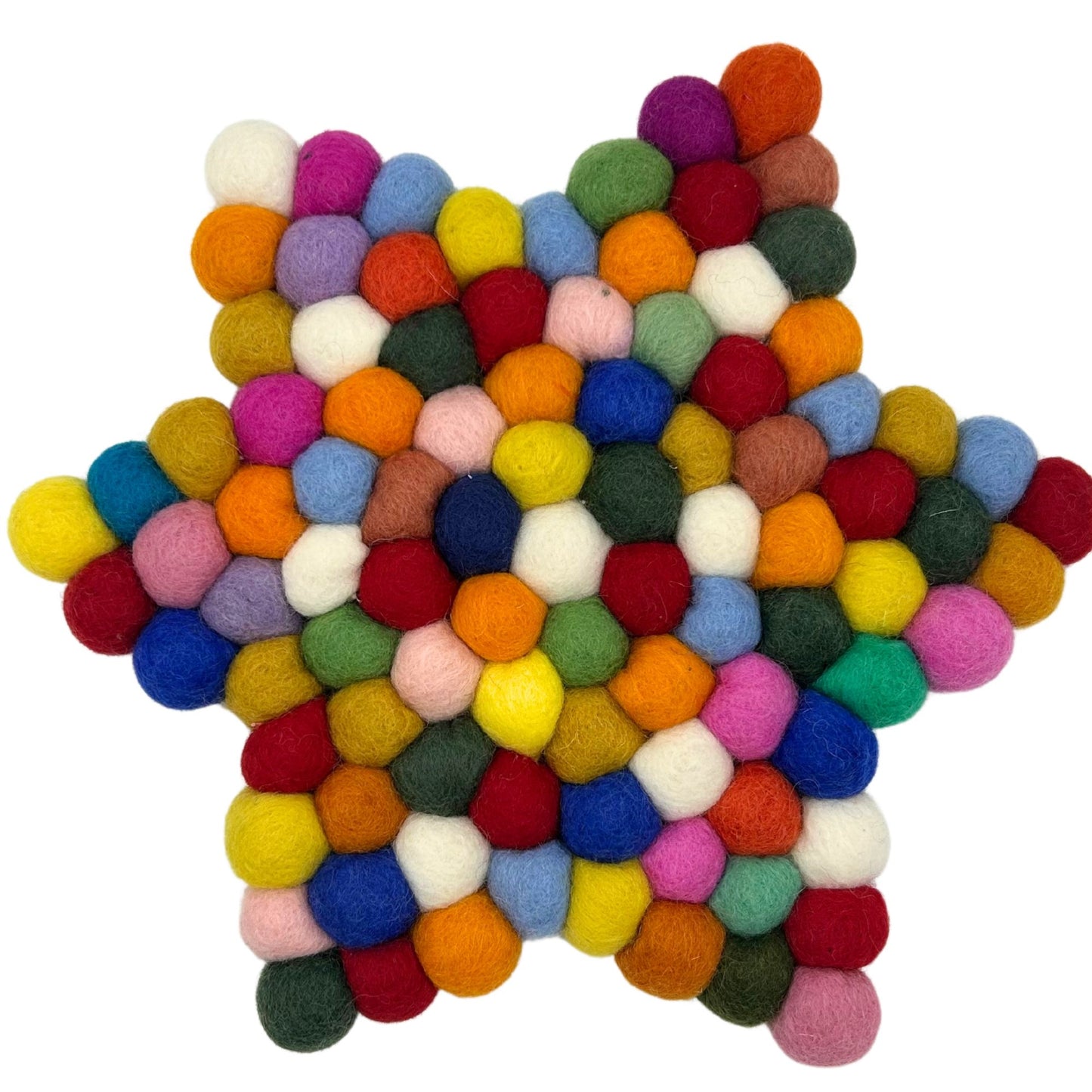 Filzstern-Tischset – 38 x 18 cm, mehrfarbig