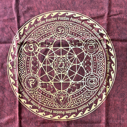 T-shirt Nomad Sari Medium - Chakra - Grenat