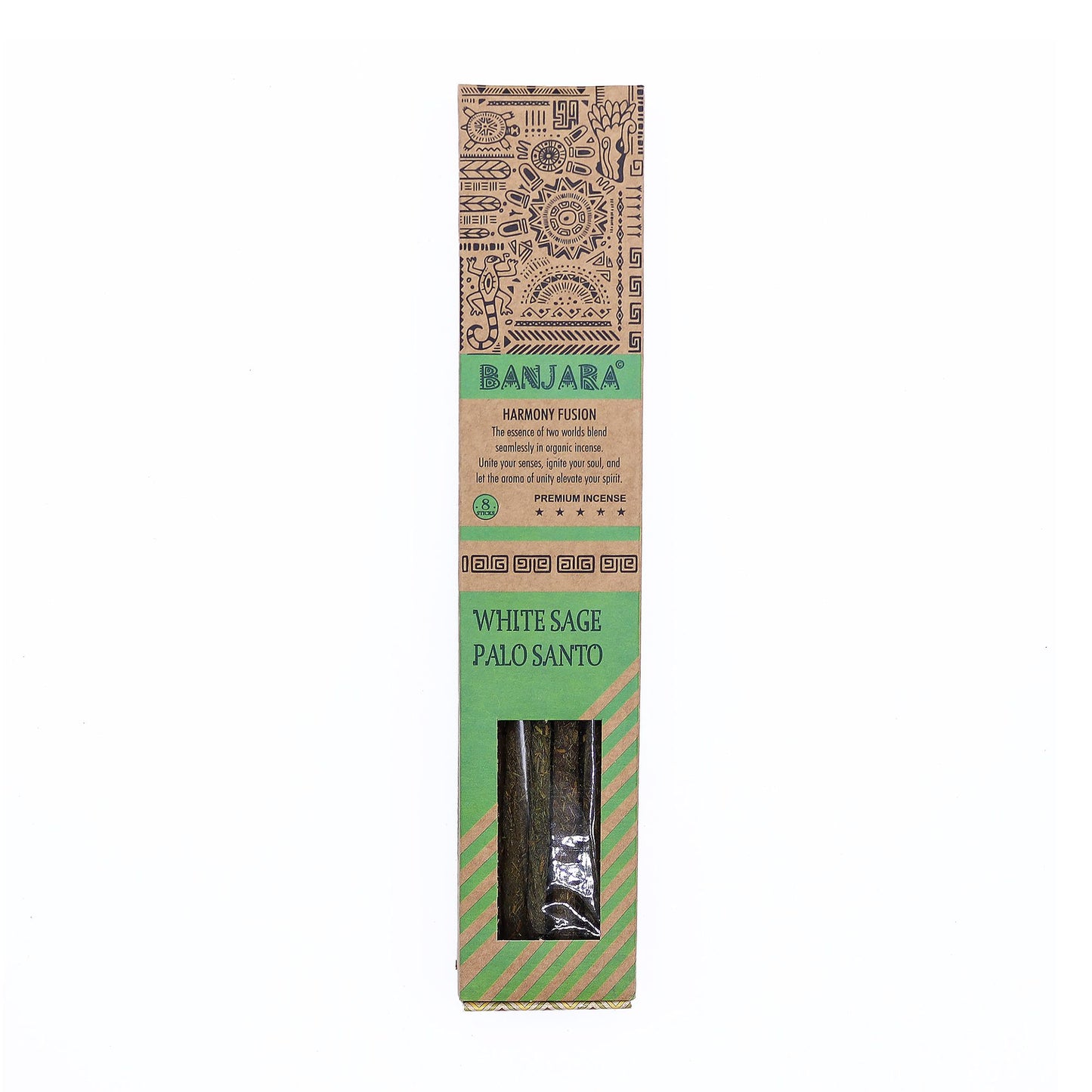 Banjara Palitos de Palo Santo para sahumar - Juego de 6 - Caja