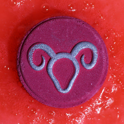 Aphrodisiac Aromatherapy Candle & Zodiac Bath Bomb Set - Aries Edition