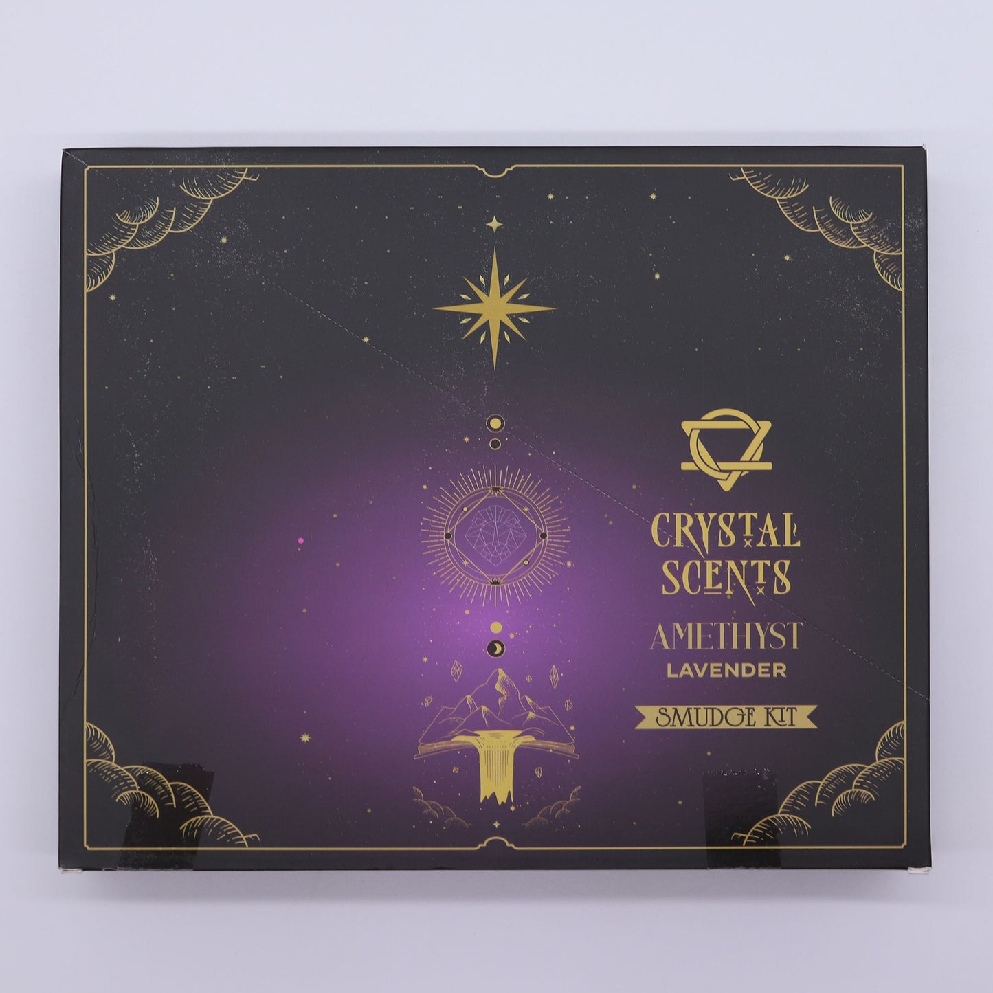 Encens à brûler parfumé à l'améthyste et à la lavande