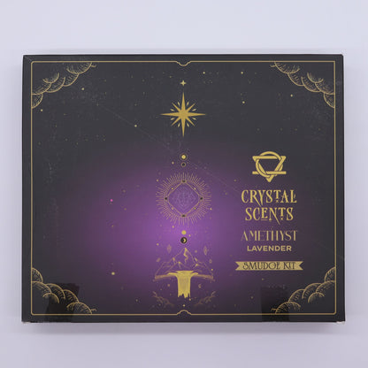 Encens à brûler parfumé à l'améthyste et à la lavande