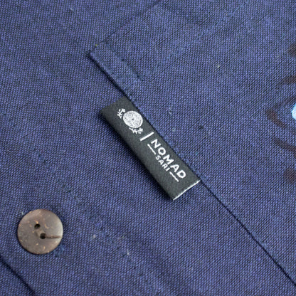 Nomad Sari Kathmandu Camisa - Índigo - Mediano