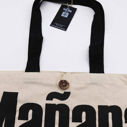 Sac basique emblématique - Tomorrow Tomorrow - Naturel 10 oz (36 x 43 x 10 cm)