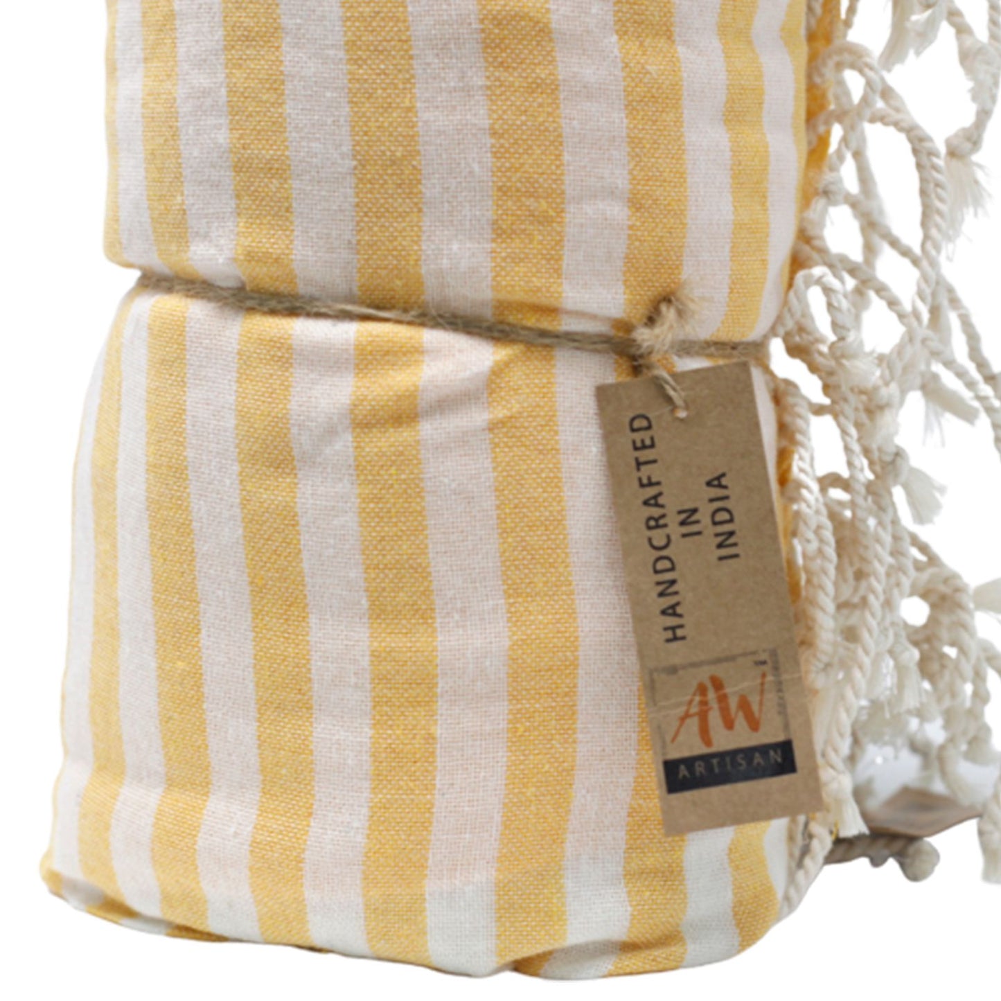 Toalla Pareo Algodón Amarillo 100x180cm
