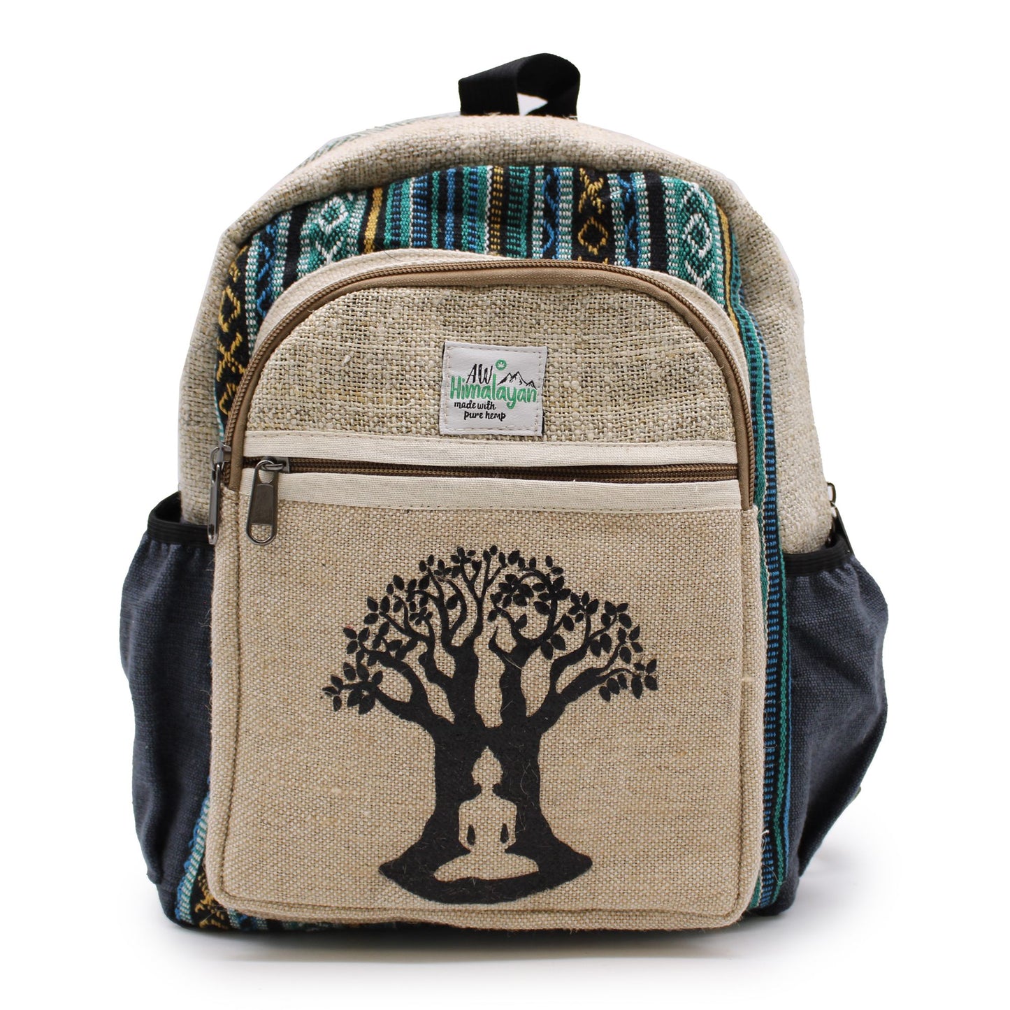 Kleiner Hanfrucksack - Bohdi Tree Design