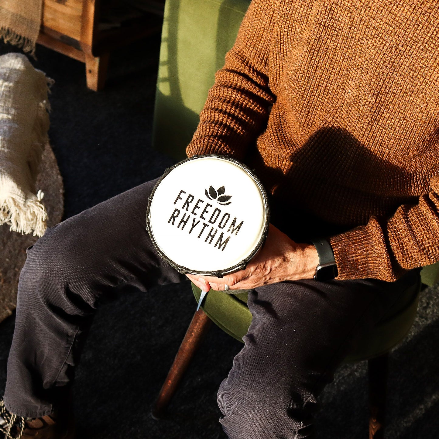 Tambor Pro Djembe Pequeño "Ritmo de Libertad" – Sonido Agudo – 30 cm