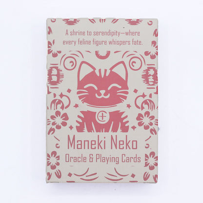 Glückskatzen-Spiel- und Orakelkarten – Maneki Neko Deck