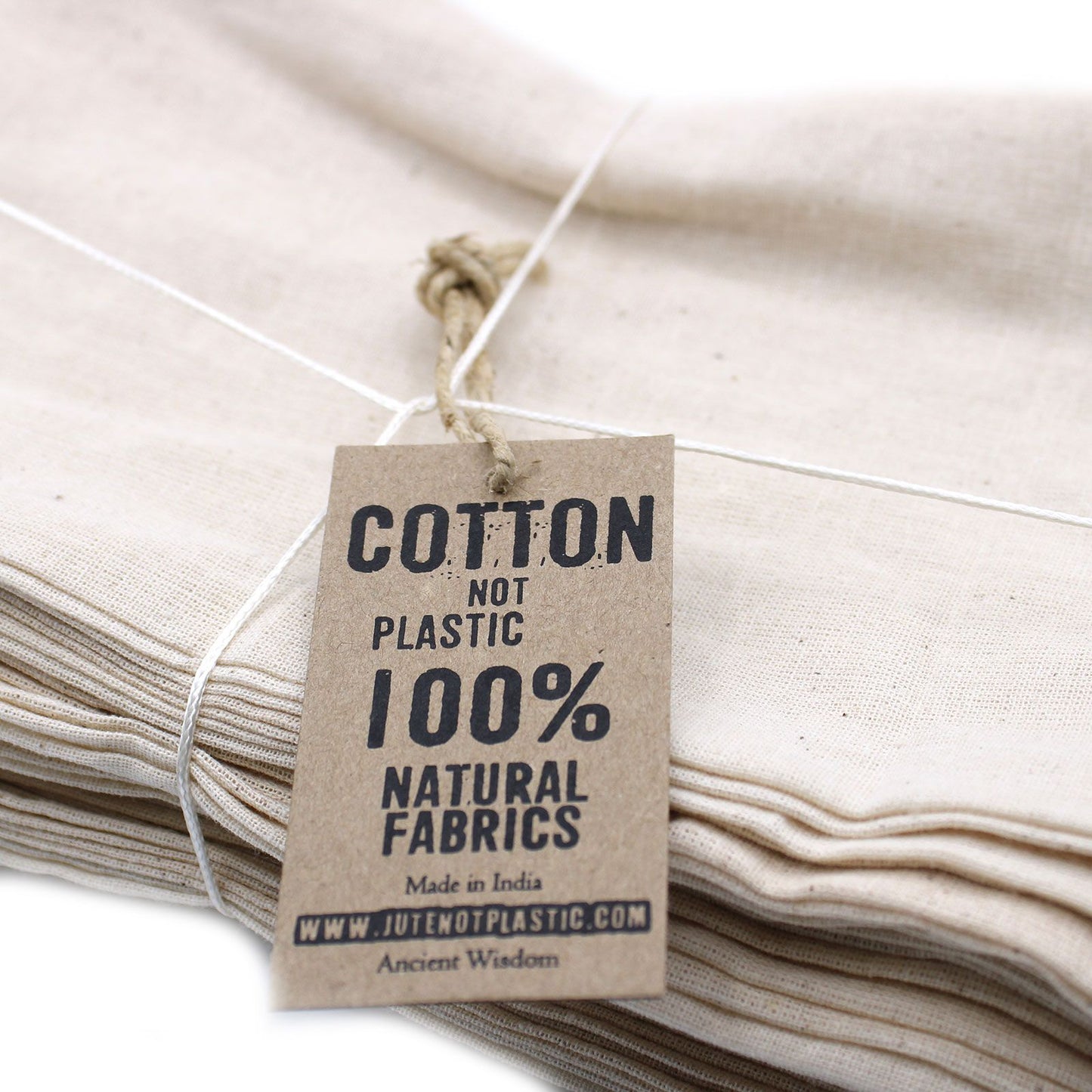 Sac en coton de blé naturel de 4 oz