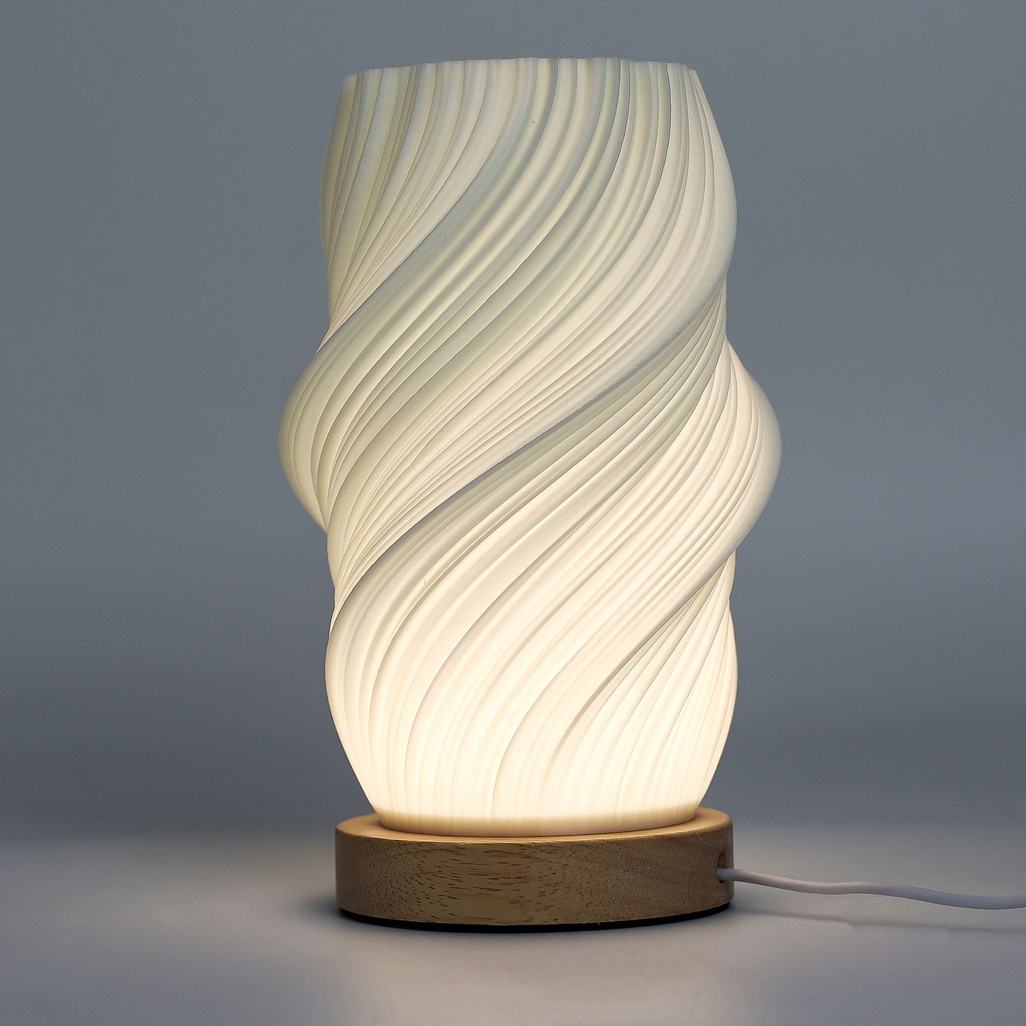 New Wave Lampe - USB - 3 Einstellungen - Braided Cloud