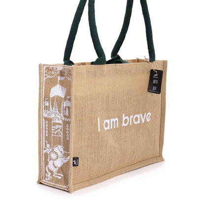 Bolsa Grande de Yute Hop Hare - Soy Valiente